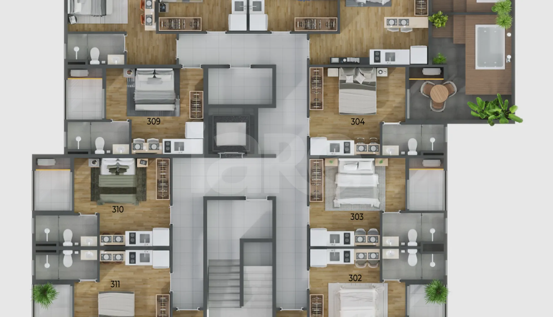 Planta — Pavimento 03