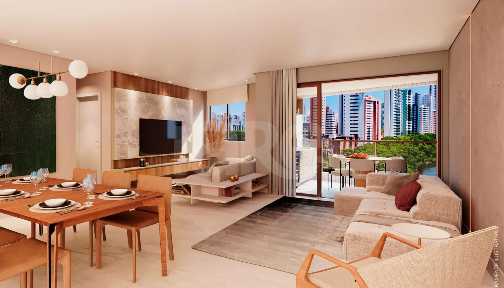 Terrazza Beira Rio - Apartamento com 127,89 m², em Madalena — foto 2