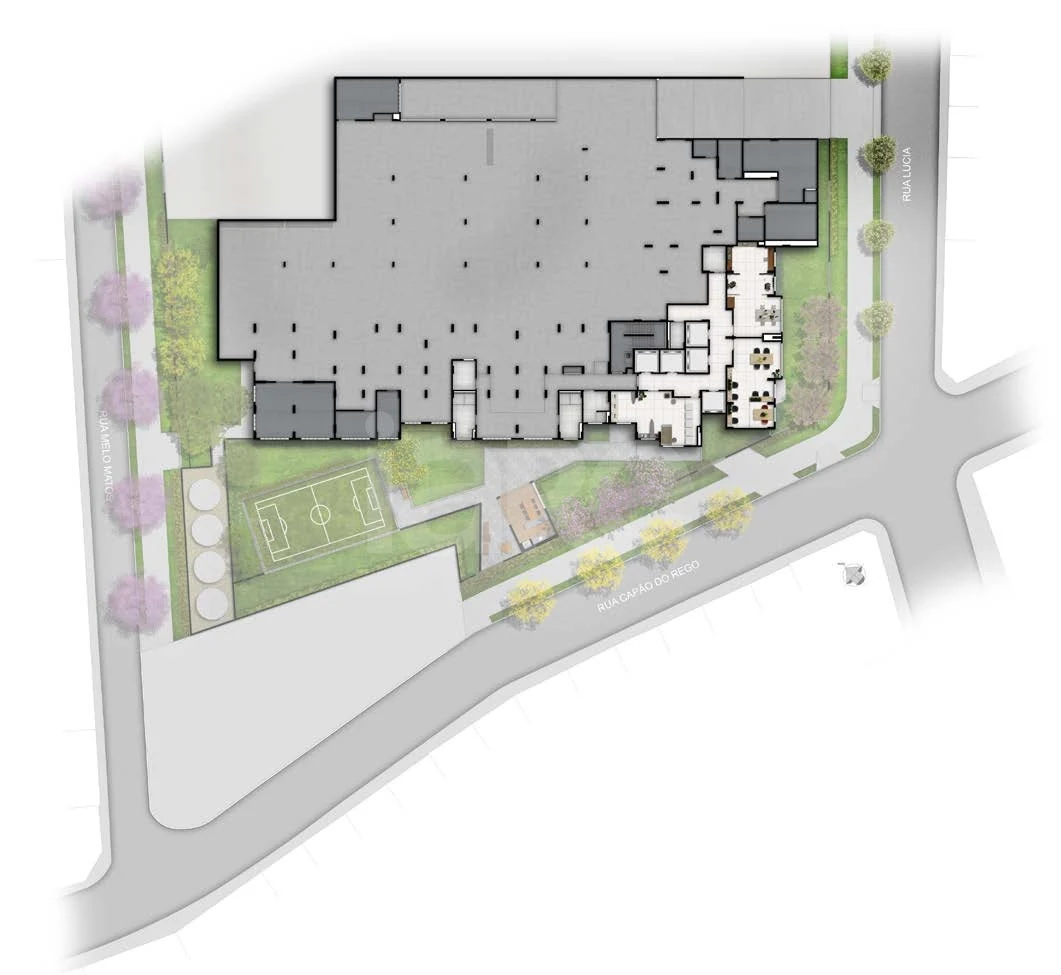 Planta — Pavimento subsolo 1