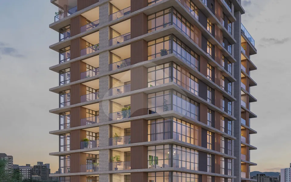Uma Batel - Apartamento com 164,45 m², em Batel — foto 3