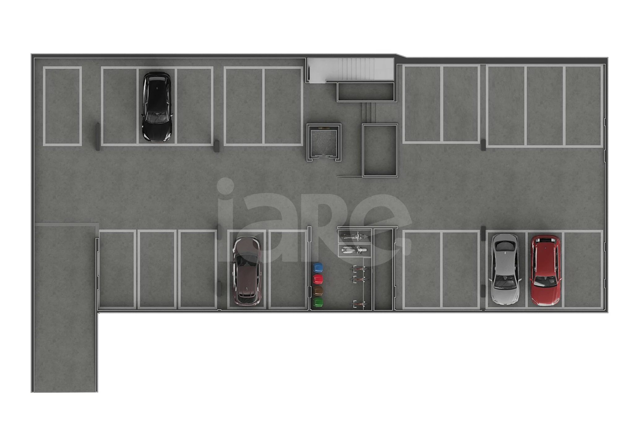 Planta — Implantação | Vagas de Garagem