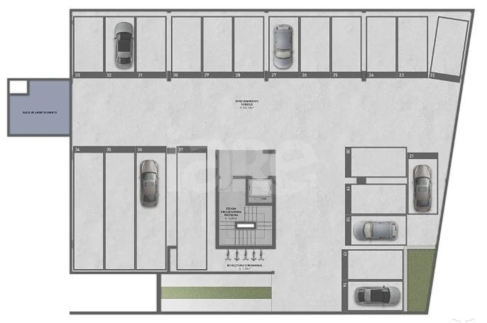 Planta — Pavimento subsolo