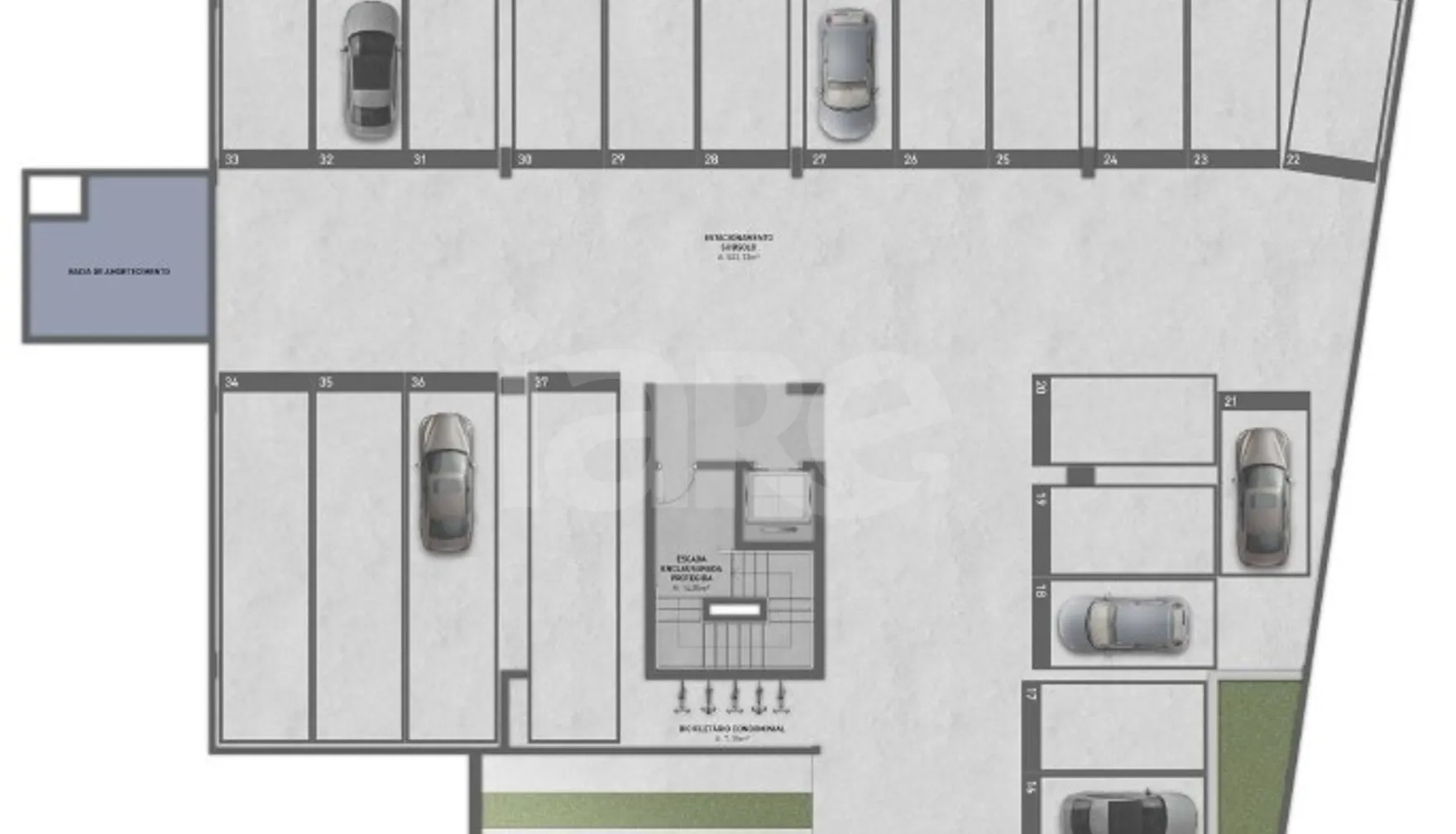 Planta — Pavimento subsolo
