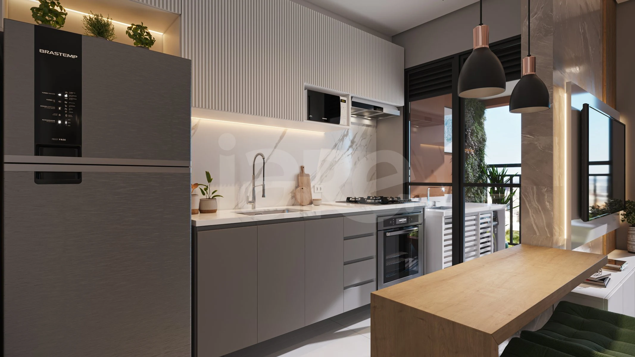 Vista Sul - Apartamento com 48,74 m², em Vila do Encontro — foto 3
