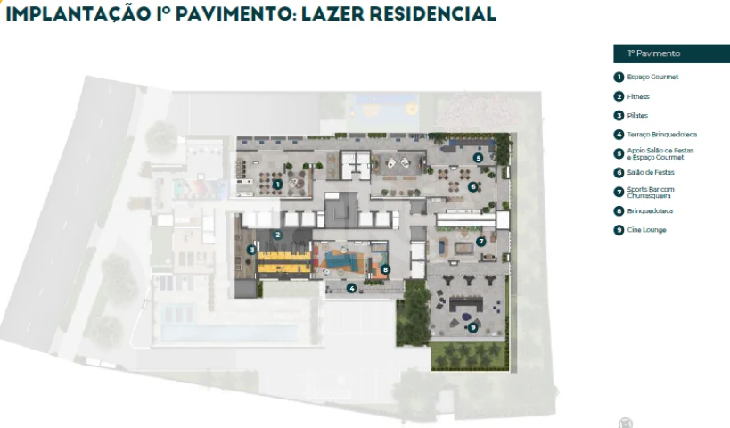 Planta — Pavimento lazer 01
