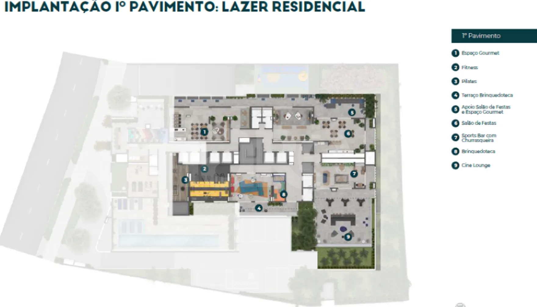 Planta — Pavimento lazer 01