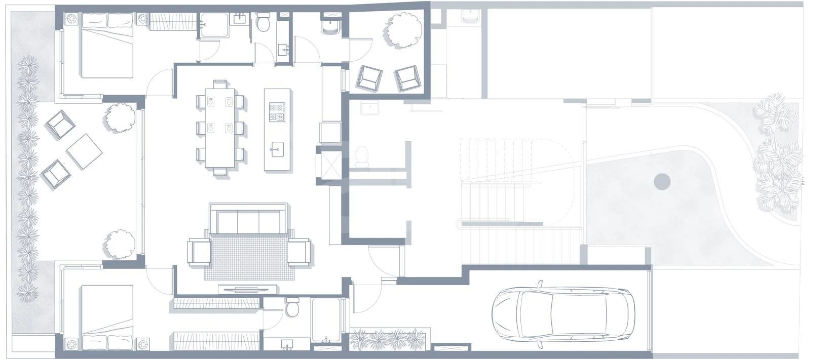 Planta — Garden 127,72 m² · 1º pavimento