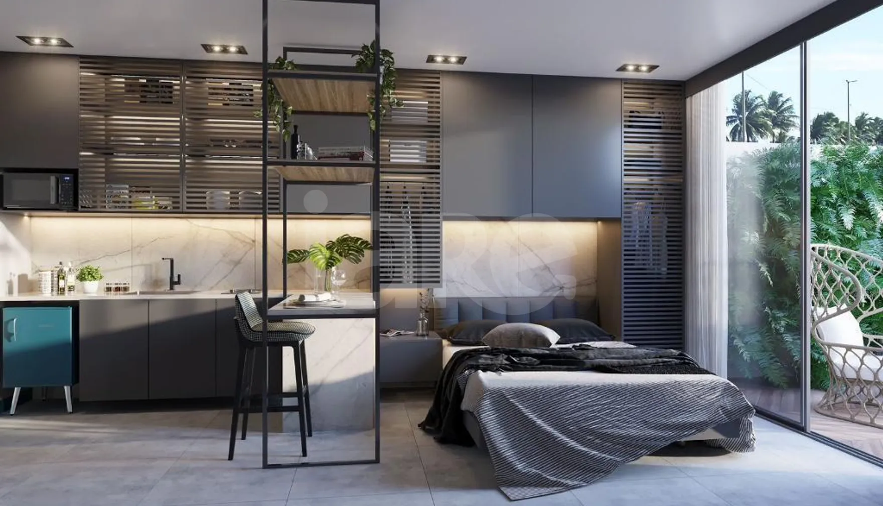 Salt Prime Studios - Garden com 47,94 m², em Intermares — foto 3