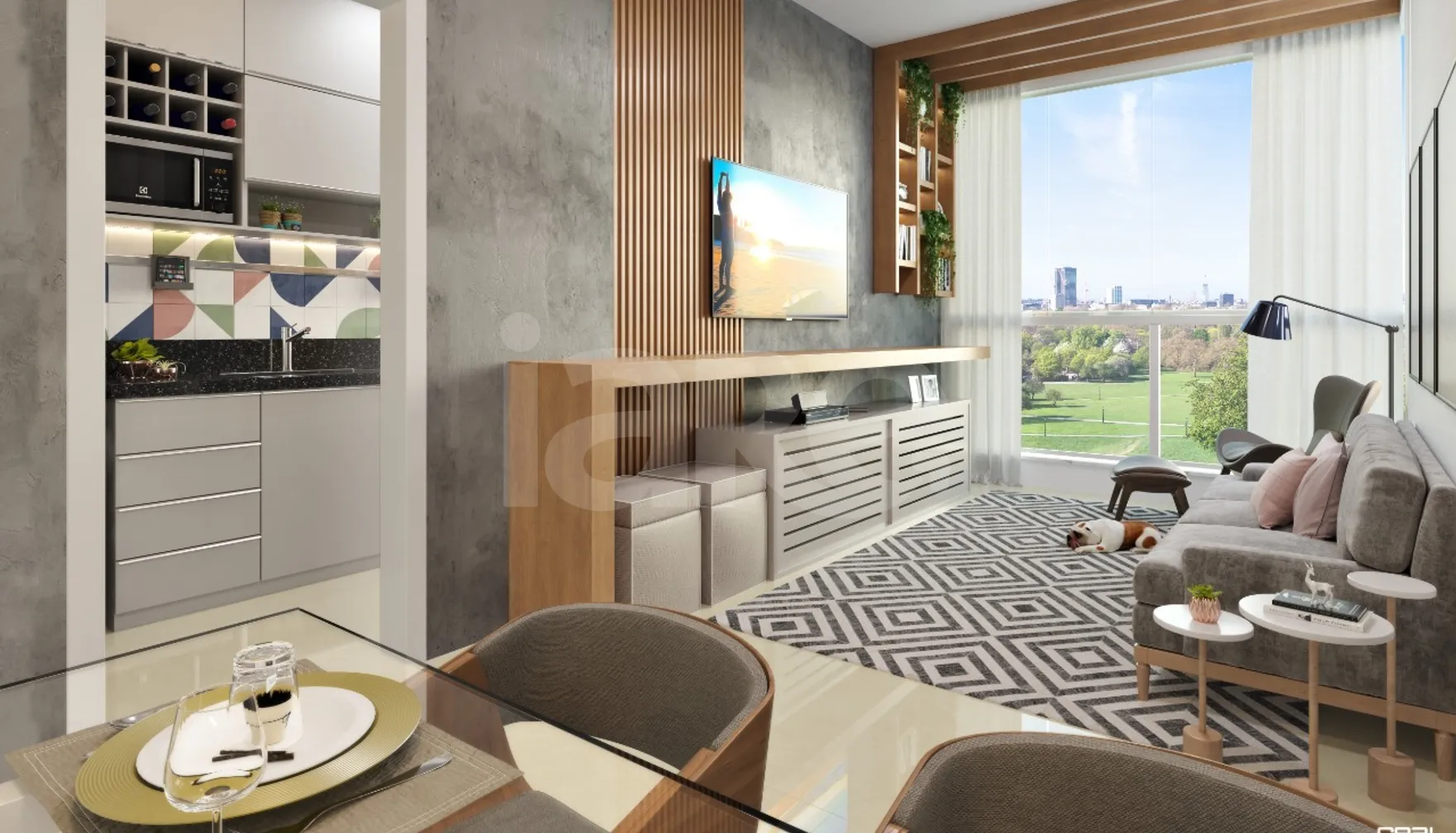 Praia Boulevard - Apartamento com 58,6 m², em Jockey de Itaparica — foto 2