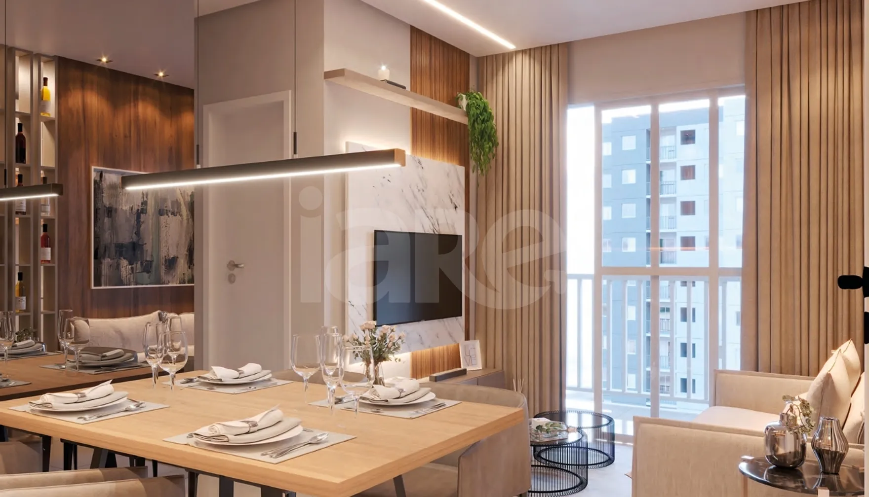Quattro Residencial Clube - Apartamento com 45,99 m², em Planalto de Carapina — foto 2