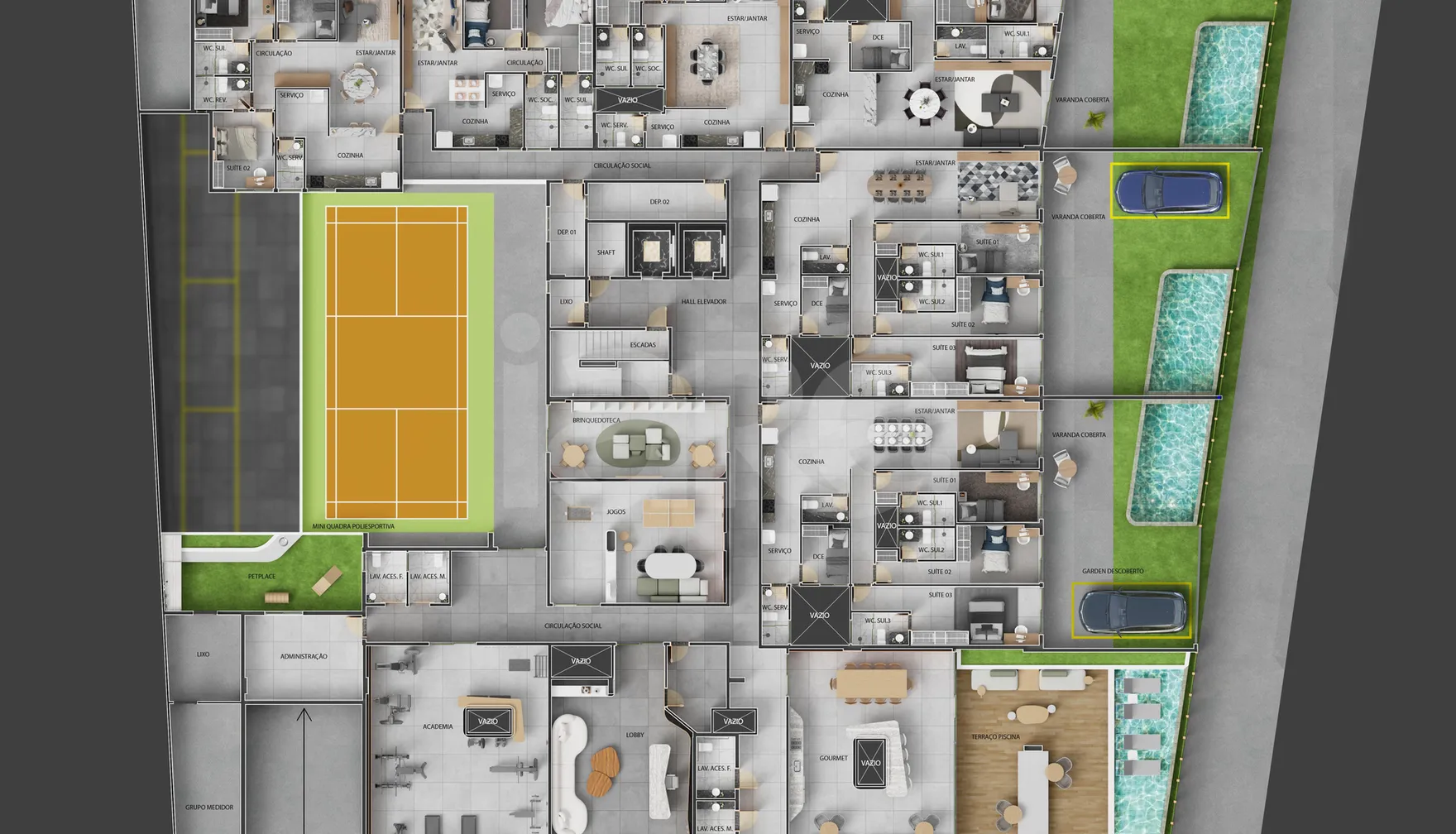 Planta — Pavimento térreo