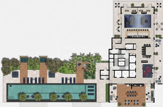 Planta — Pavimento rooftop