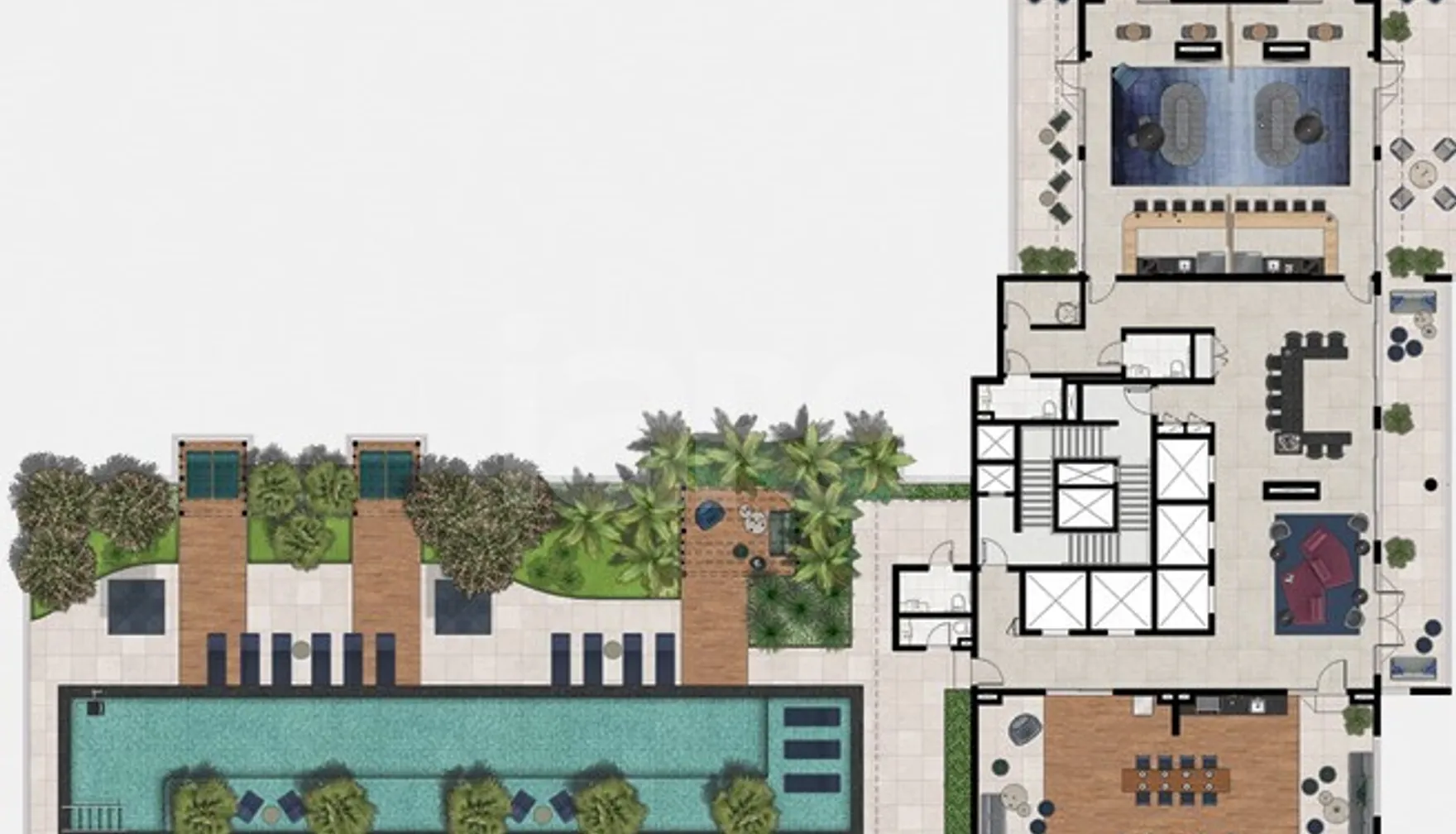 Planta — Pavimento rooftop