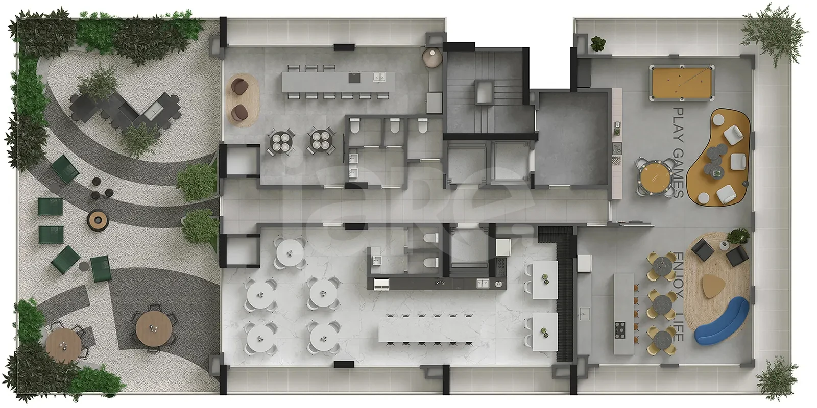 Planta — Pavimento rooftop