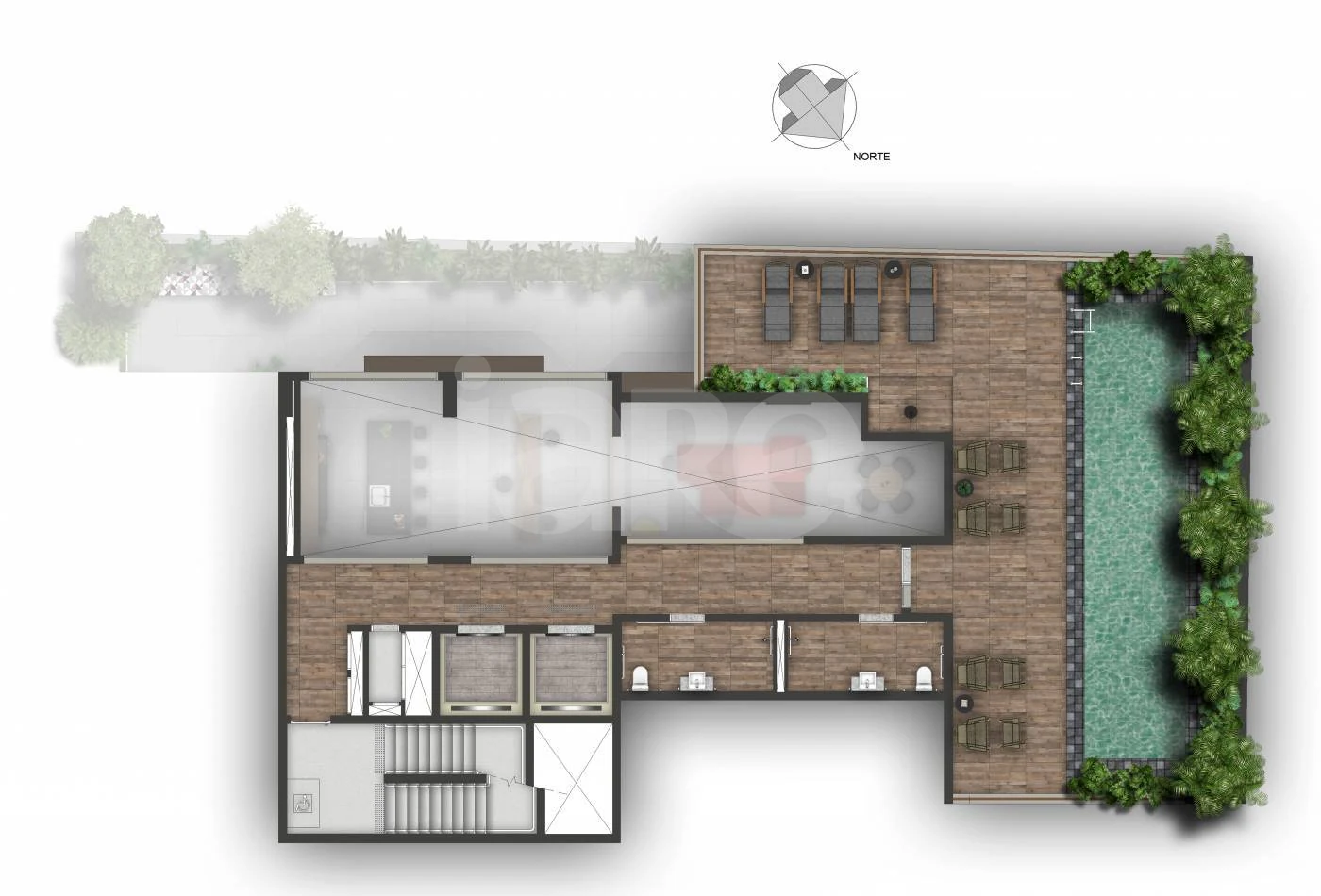 Planta — Pavimento lazer 02