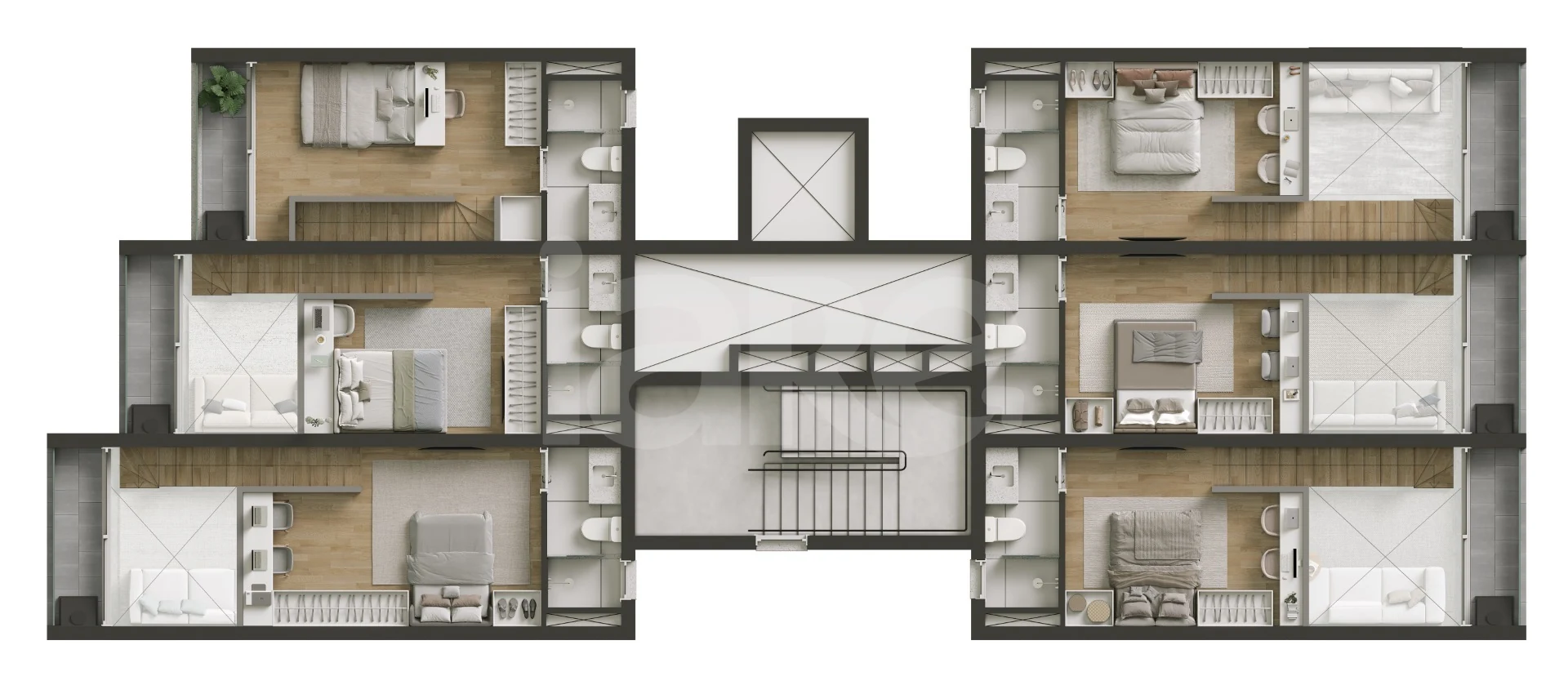 Planta — Pavimento 7