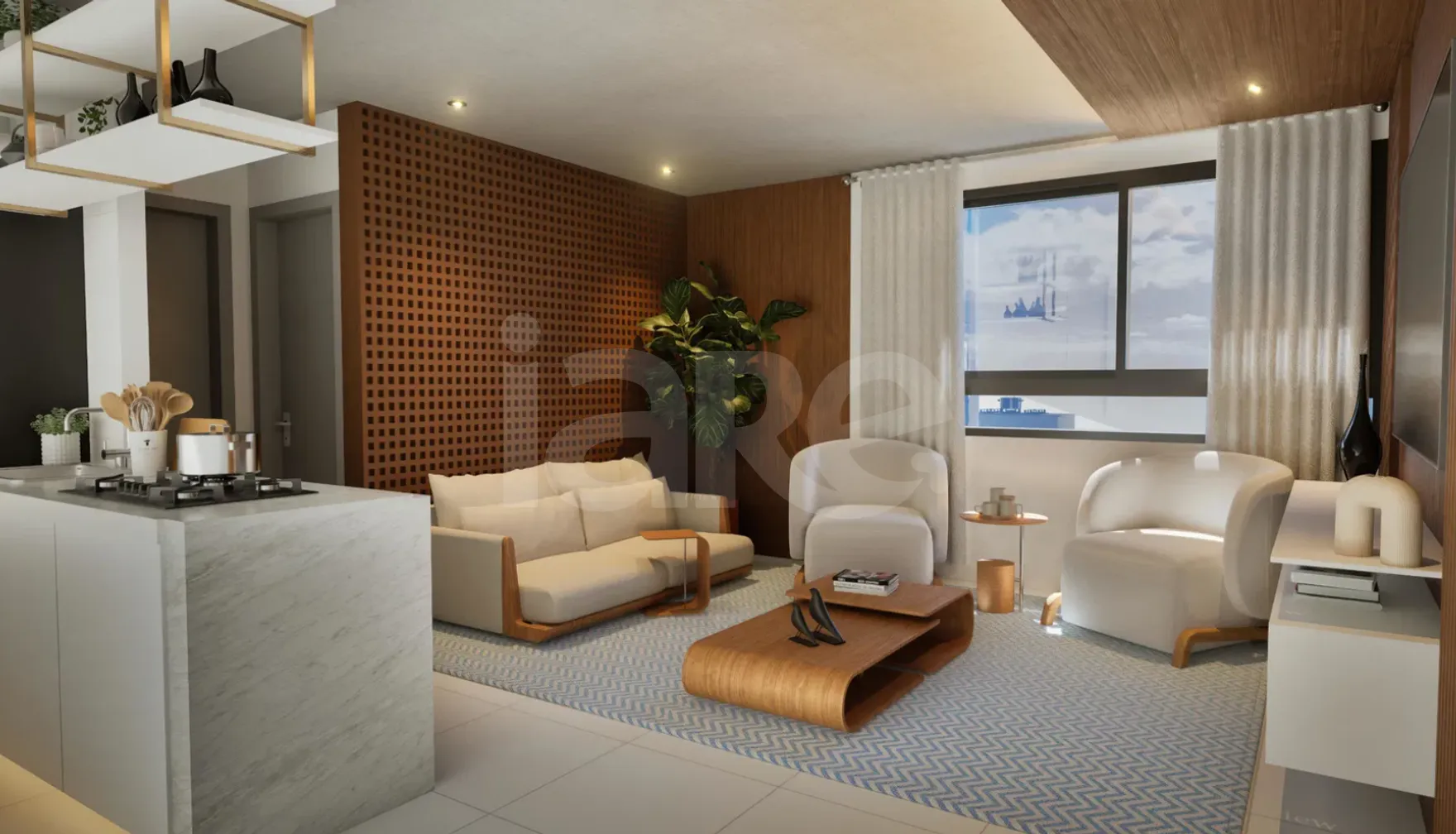 Destiny - Apartamento com 64,1 m², em Camboinha — foto 3