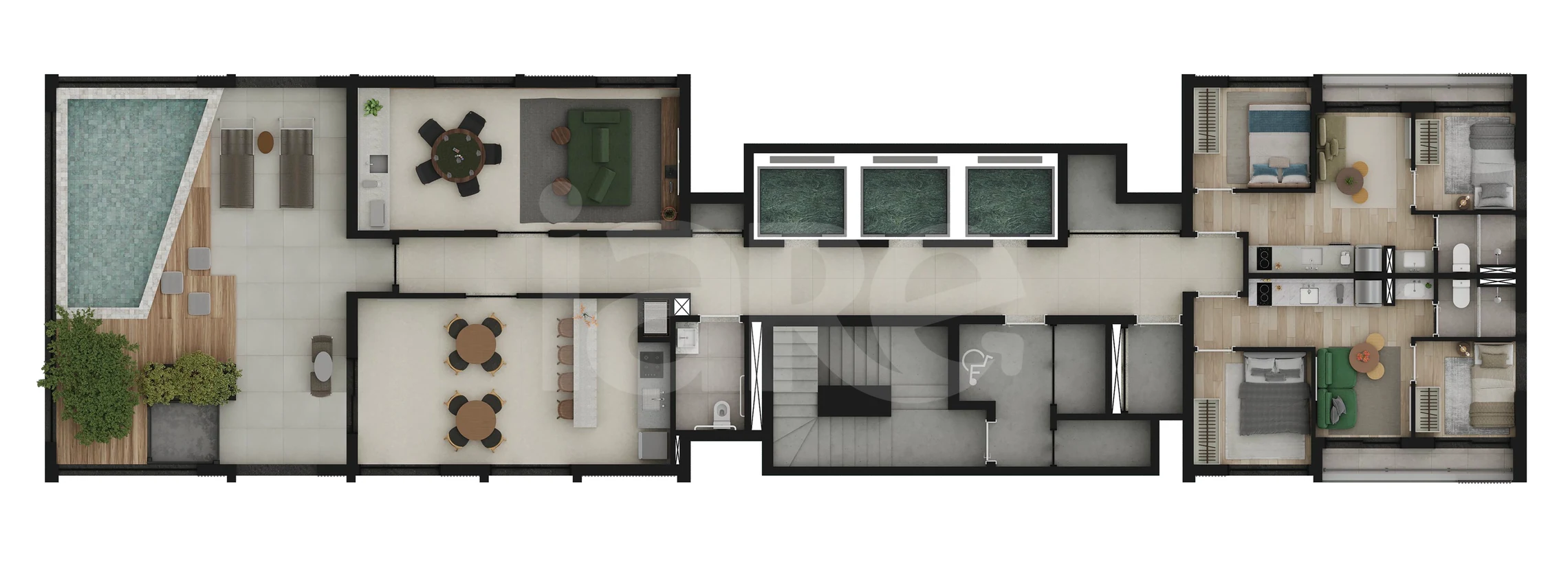 Planta — Pavimento 21