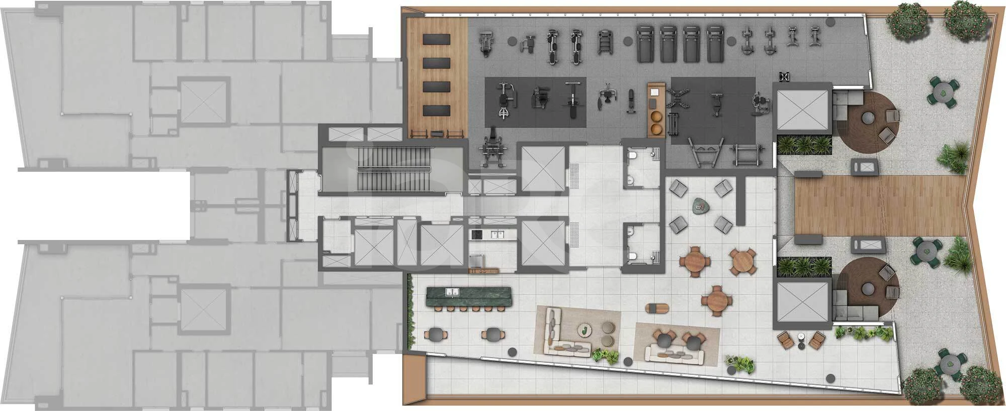 Planta — Pavimento rooftop