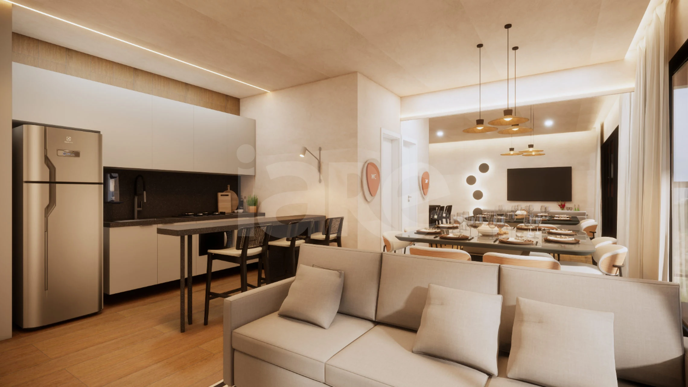 Life One Home & Flat - Studio com 29,9 m², em Manaíra — foto 6