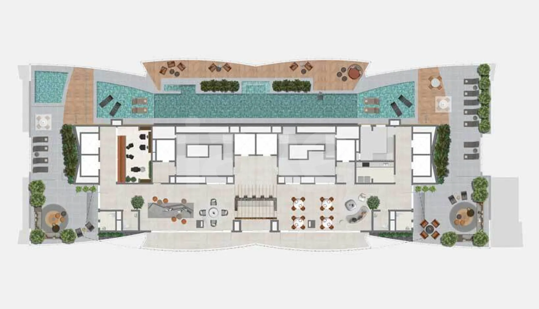 Planta — Pavimento rooftop