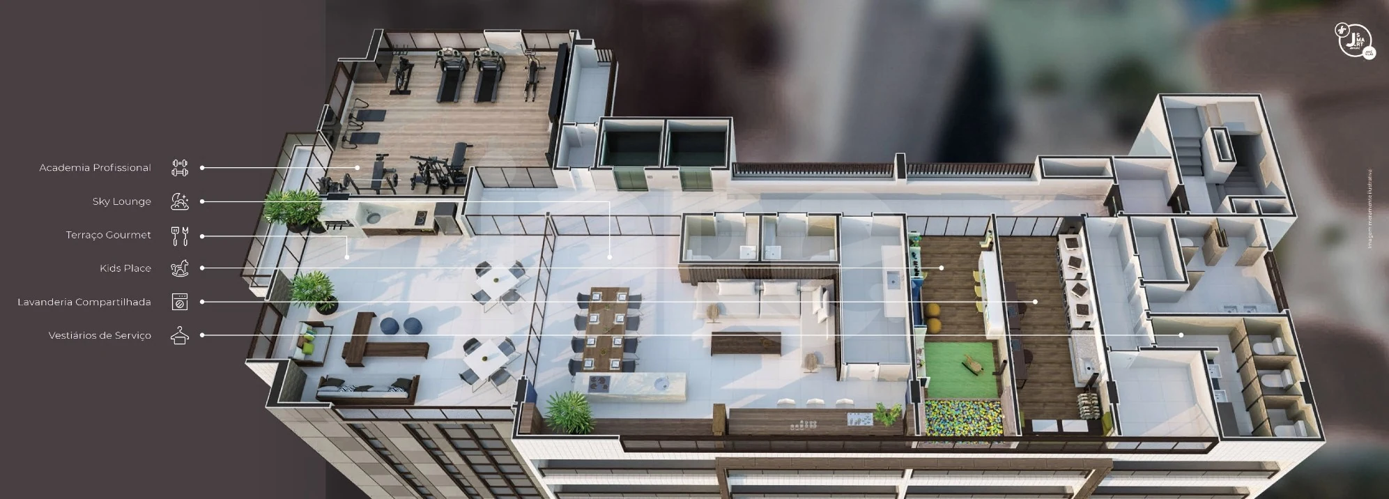 Planta — Planta Lazer Rooftop