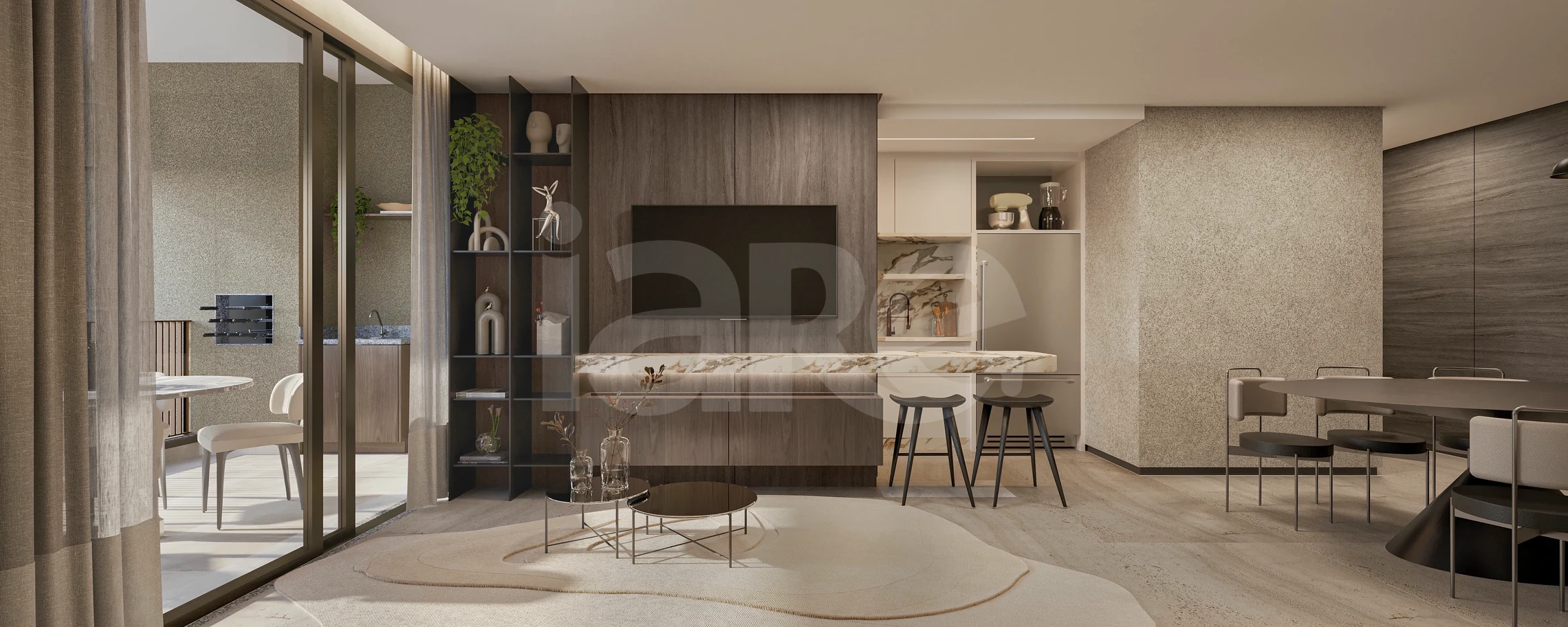 Planta — Unidade 89 m² - Flex 2