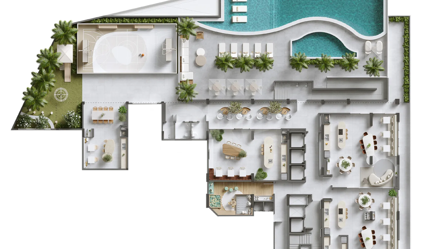 Planta — Pavimento lazer
