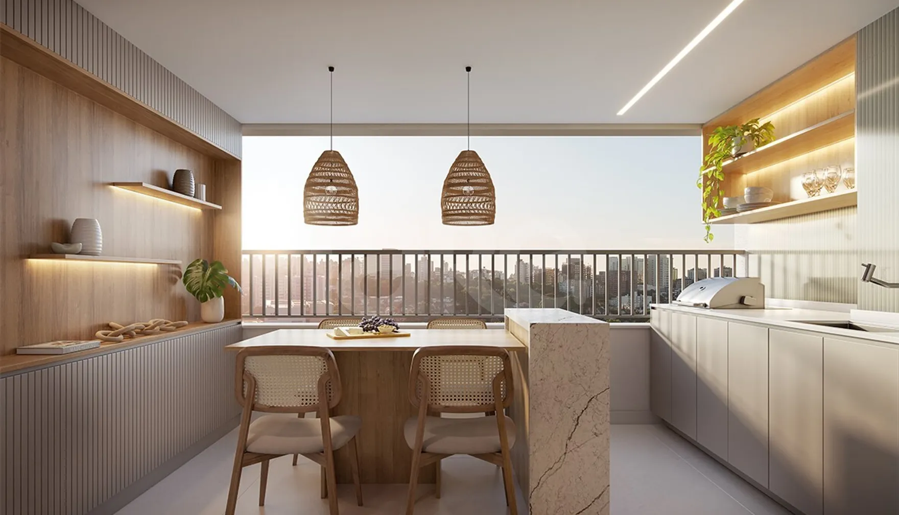 Planta — Apartamento 76 m²