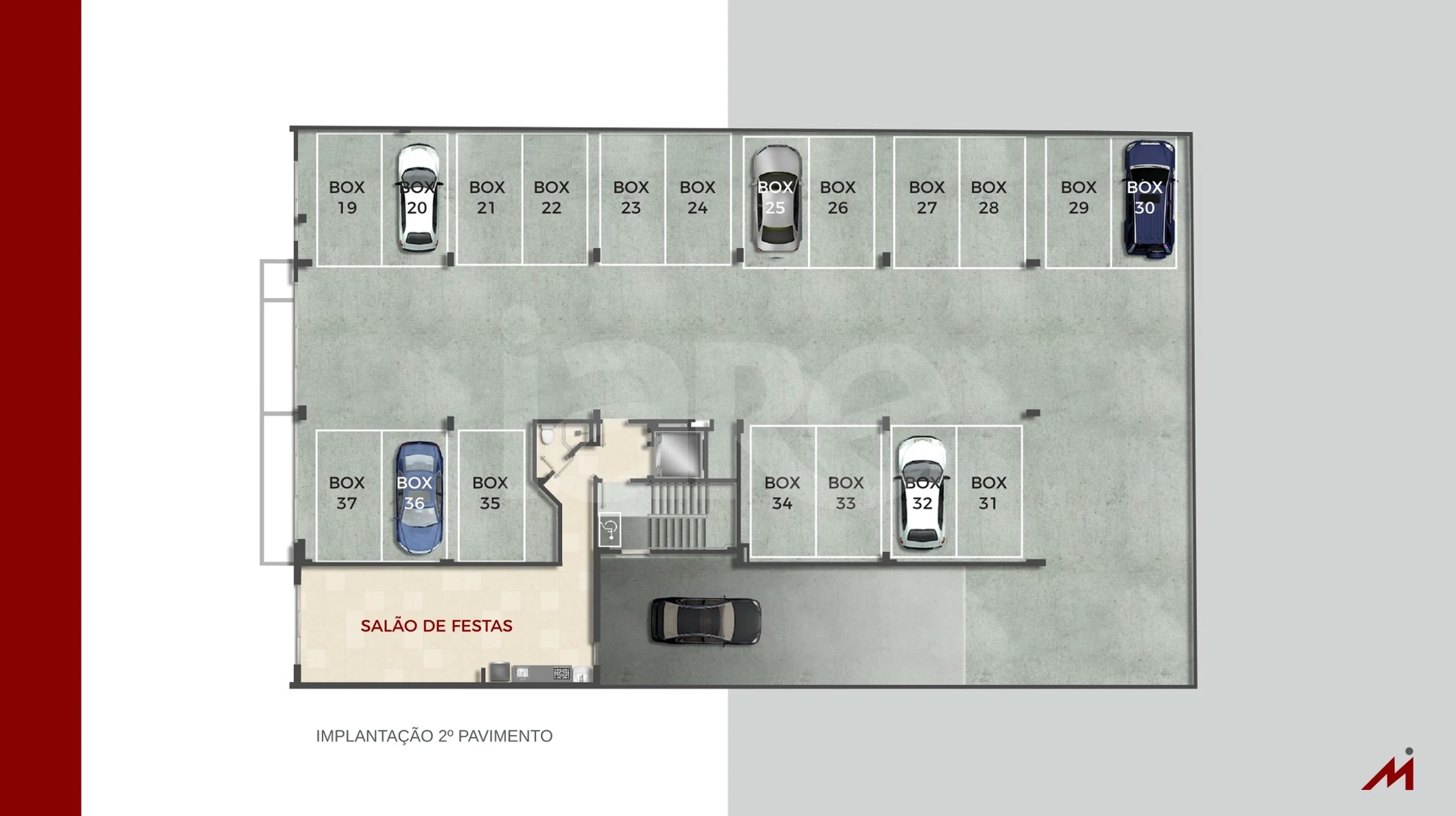 Planta — IMPLANTAÇÃO 2° PAVIMENTO
