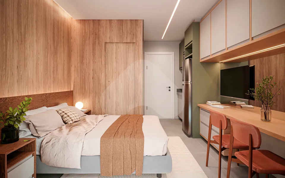 Maskan Perdizes - Studio com 24,67 m², em Perdizes — foto 4