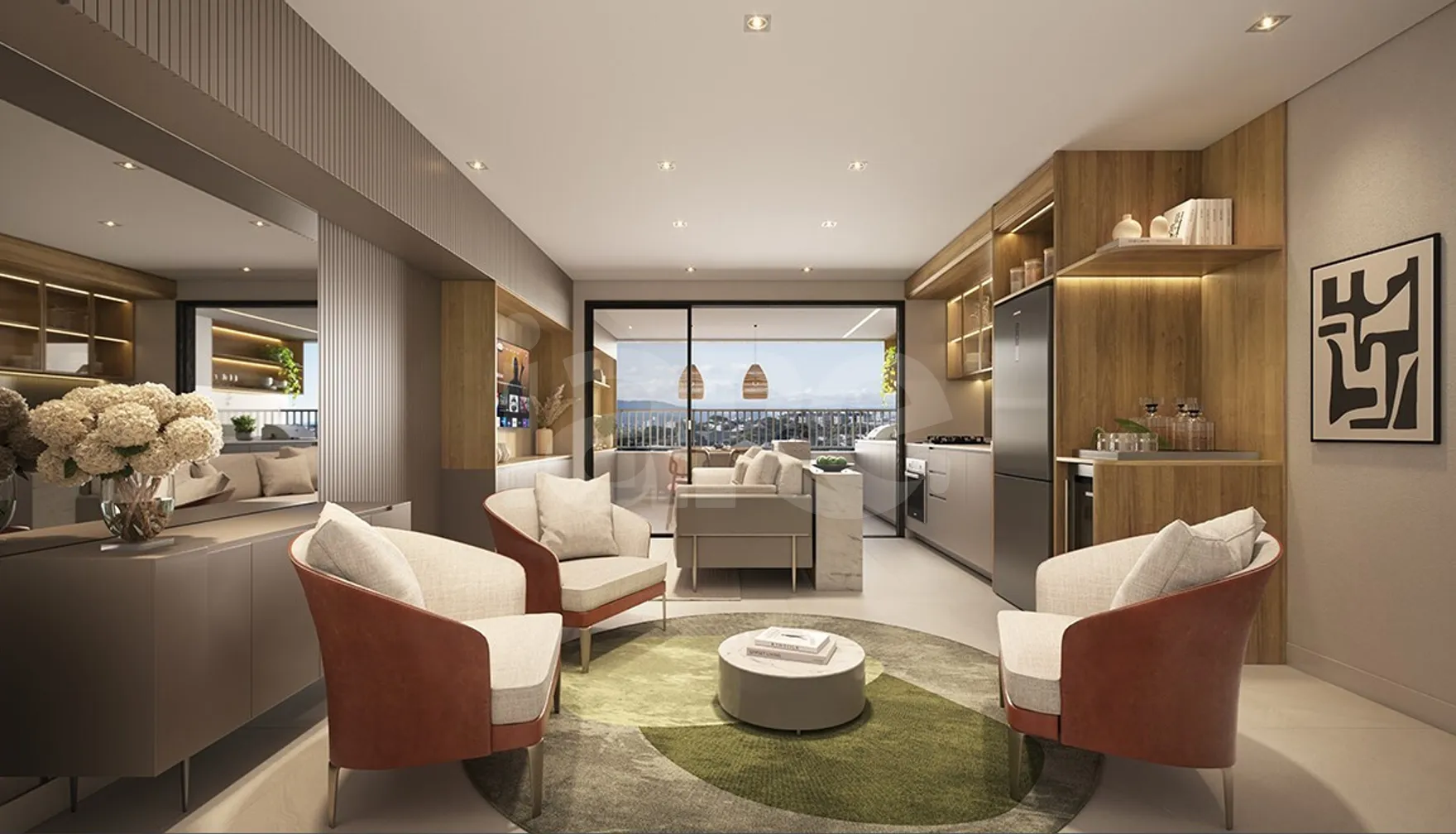 Planta — Apartamento 69 m²