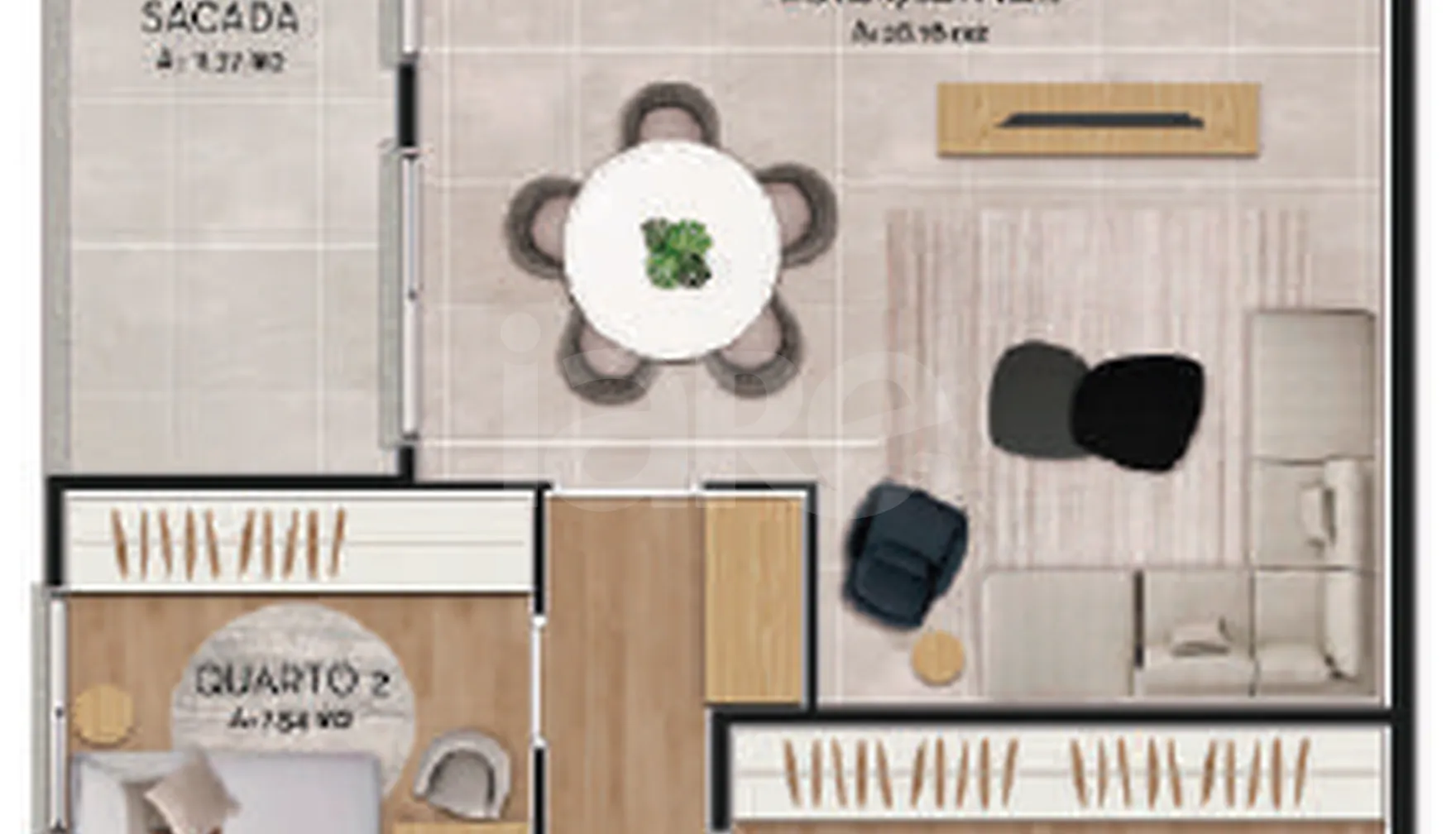 Planta — Garden 134 m²
