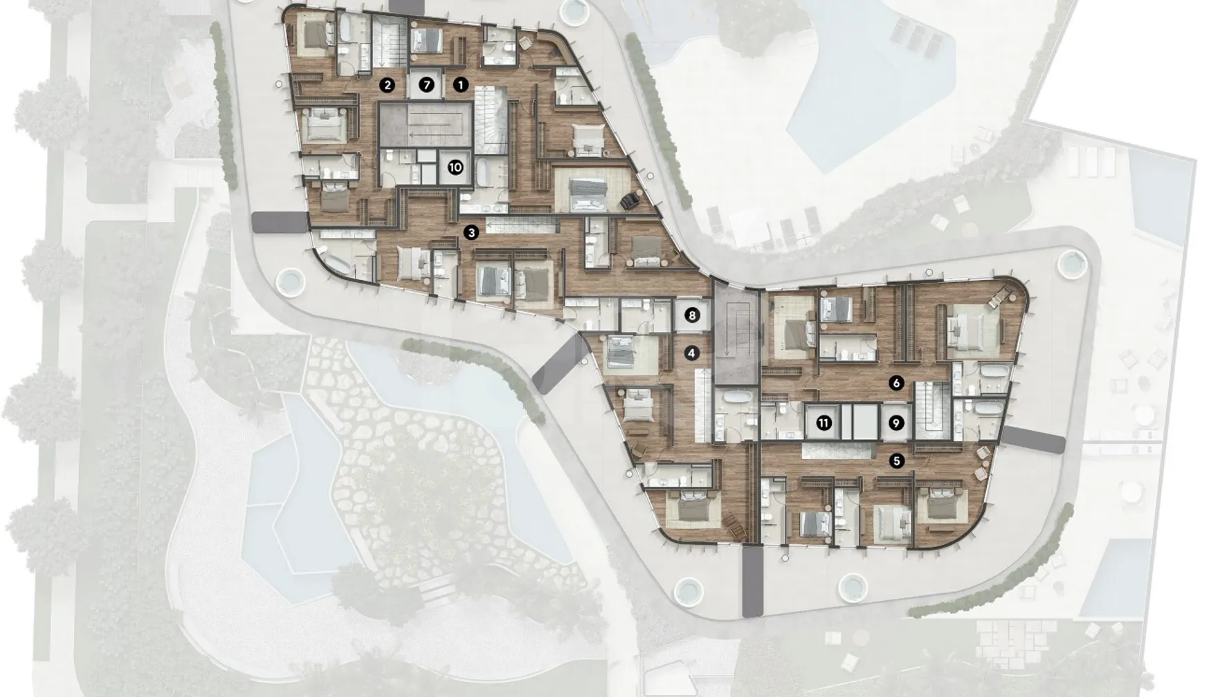 Planta — Pavimento 9