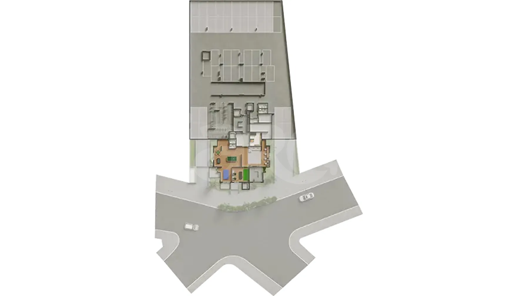 Planta — Pavimento subsolo 1