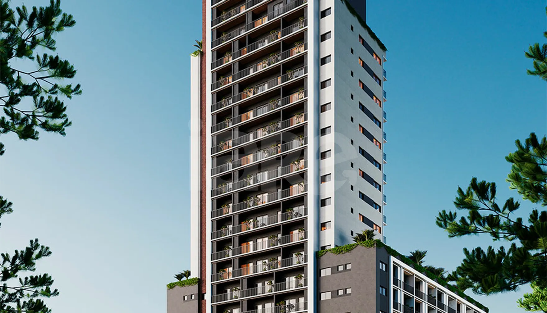Zion Jardim Botânico - Apartamento com 36,22 m², em Cristo Rei — foto 2