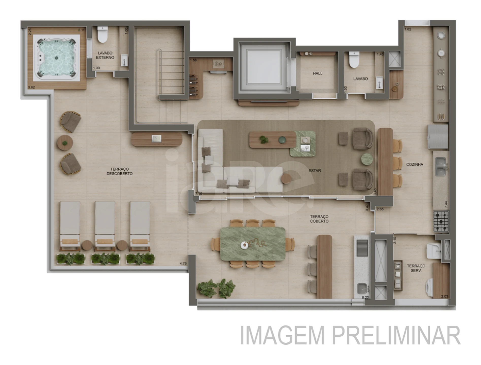 Planta — Garden 254,53 m²