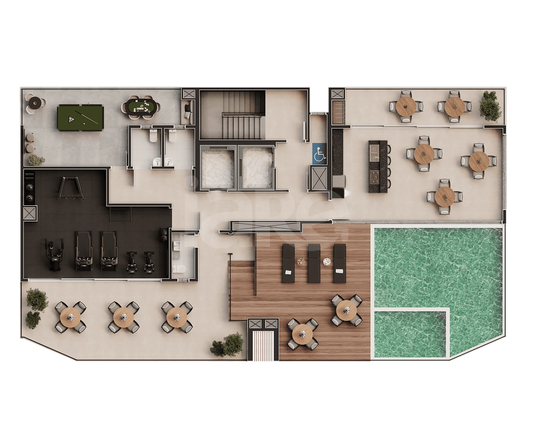 Planta — Pavimento rooftop