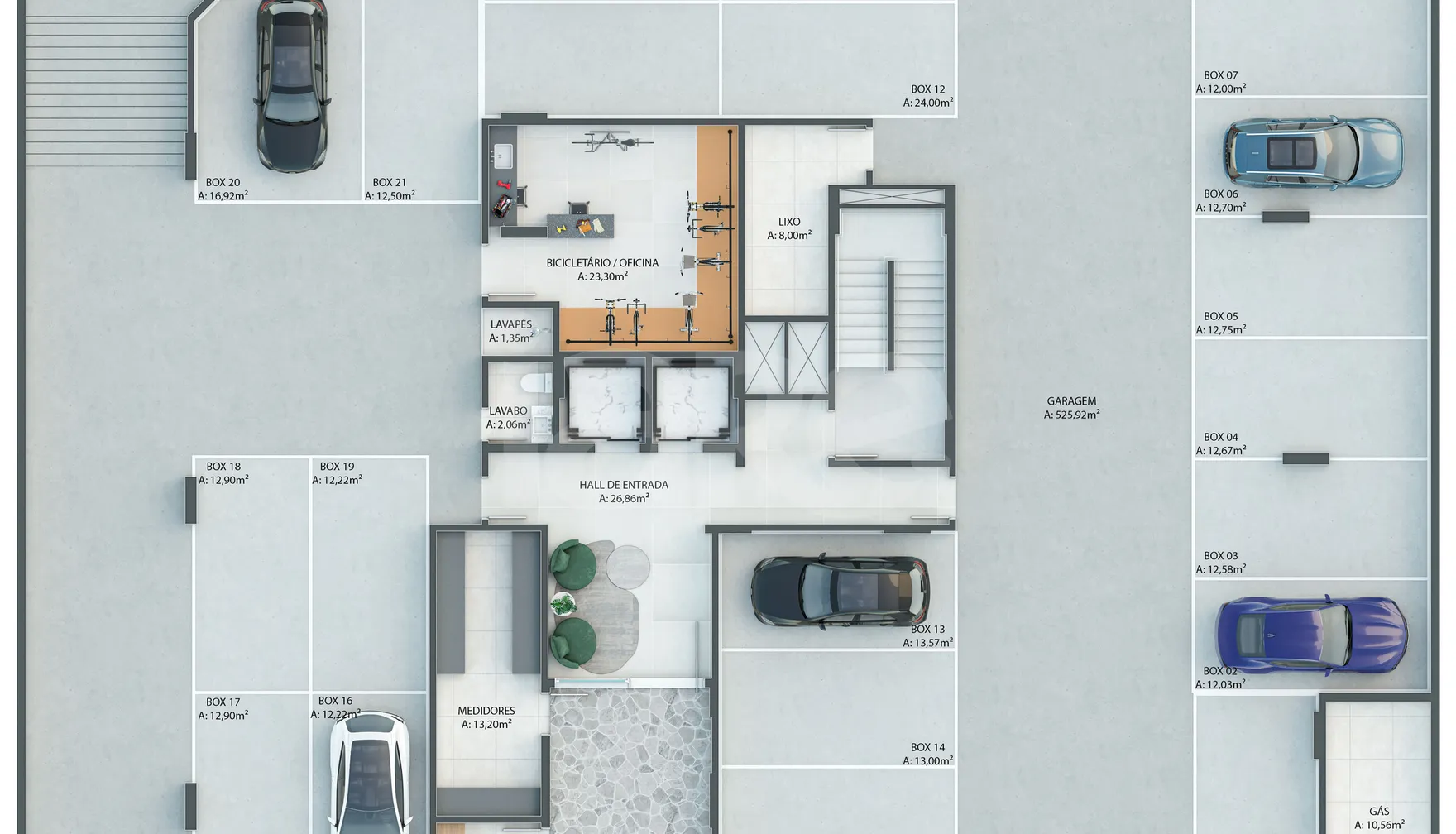 Planta — Pavimento 1