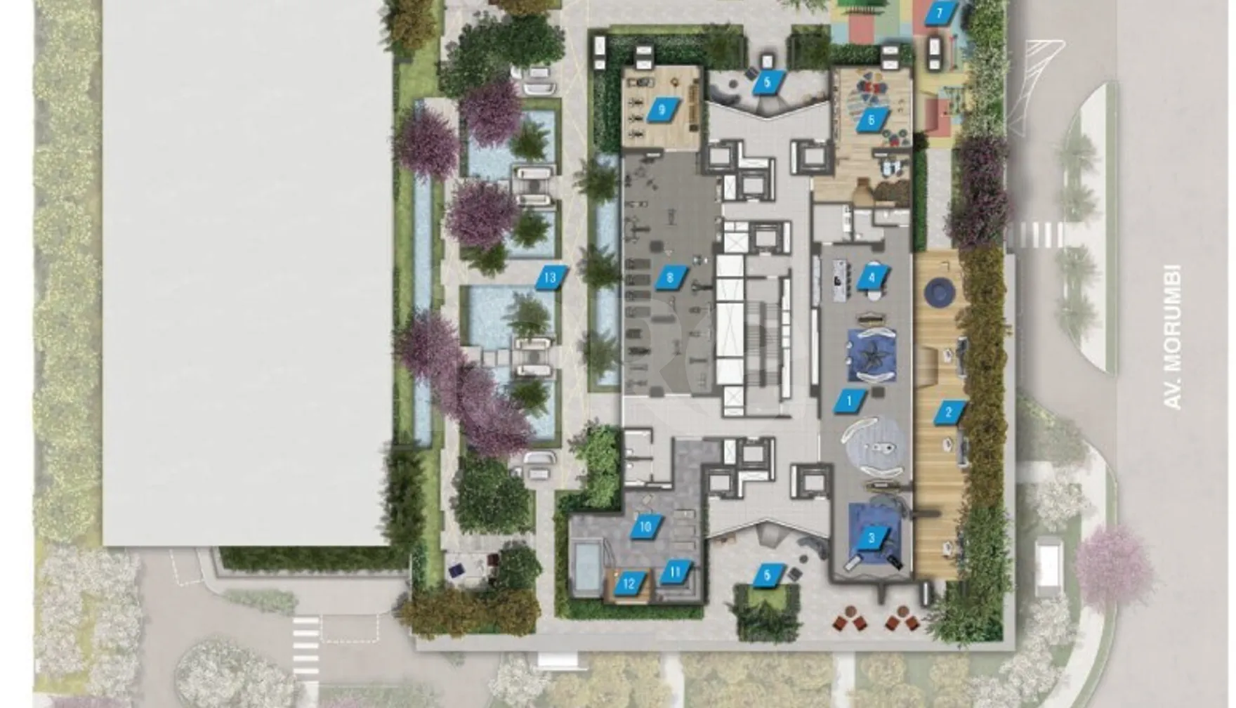 Planta — Pavimento lazer 1