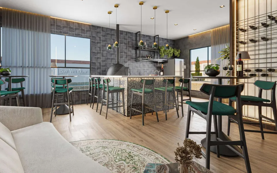 Bay Window Residence - Studio com 50,15 m², em Jardim Dourado — foto 15
