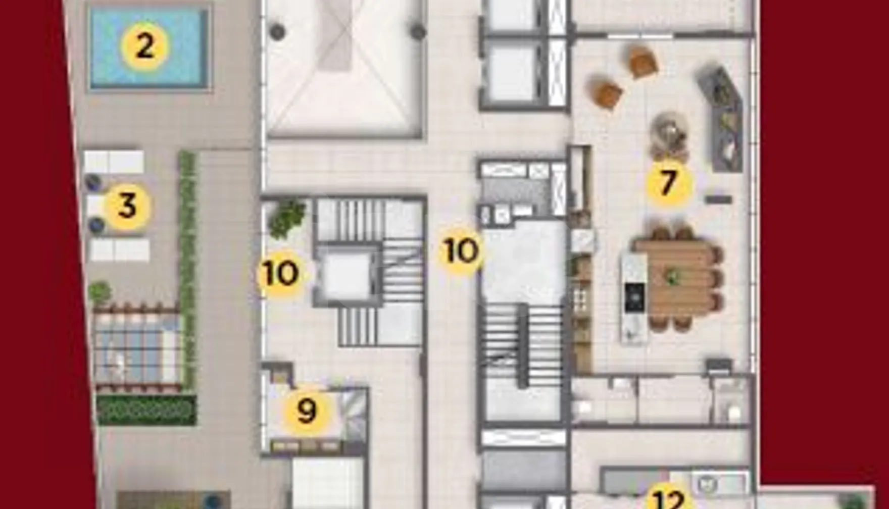 Planta — Pavimento lazer
