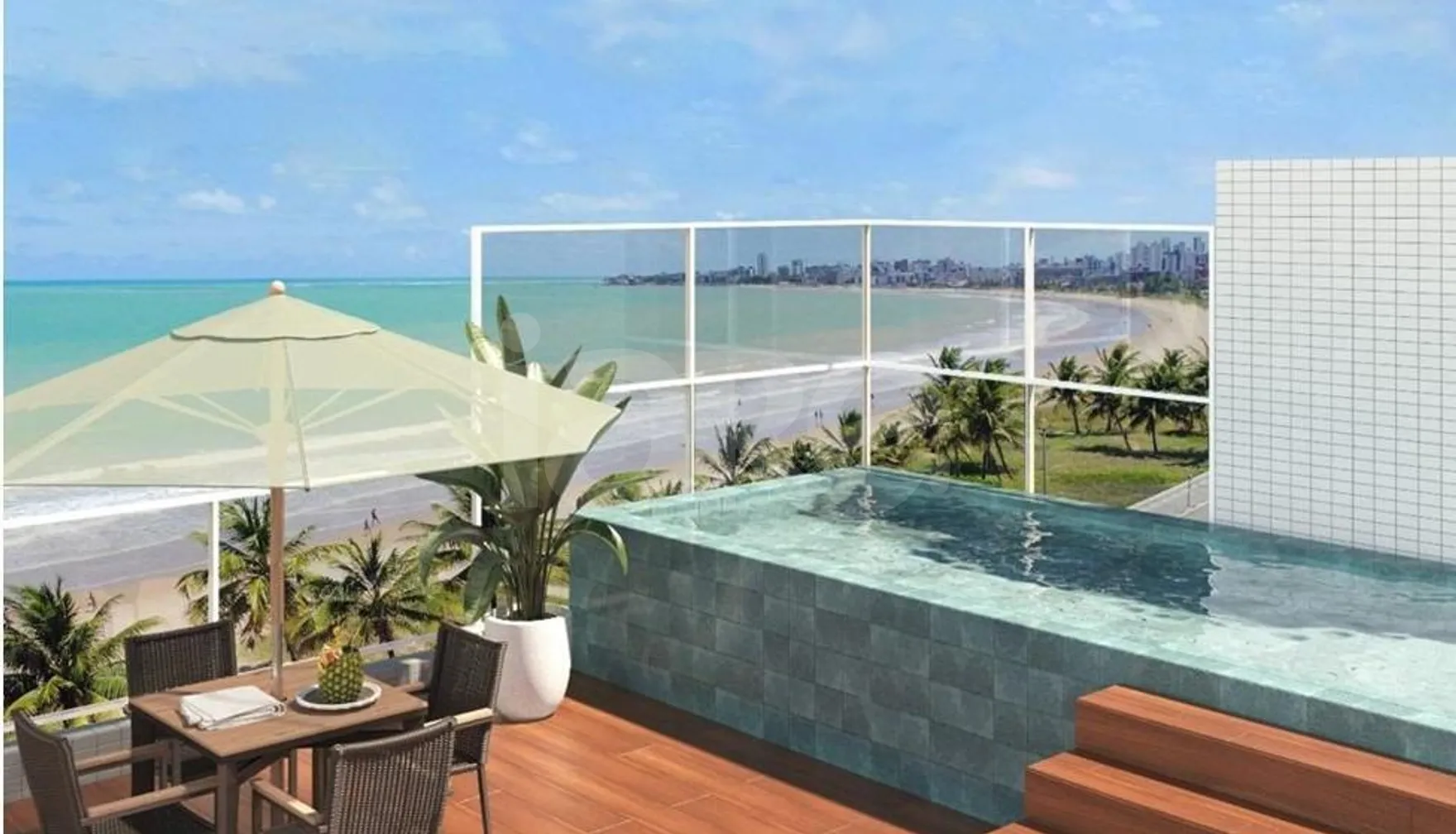 G5 Beach - Studio com 21,94 m², em Intermares — foto 6