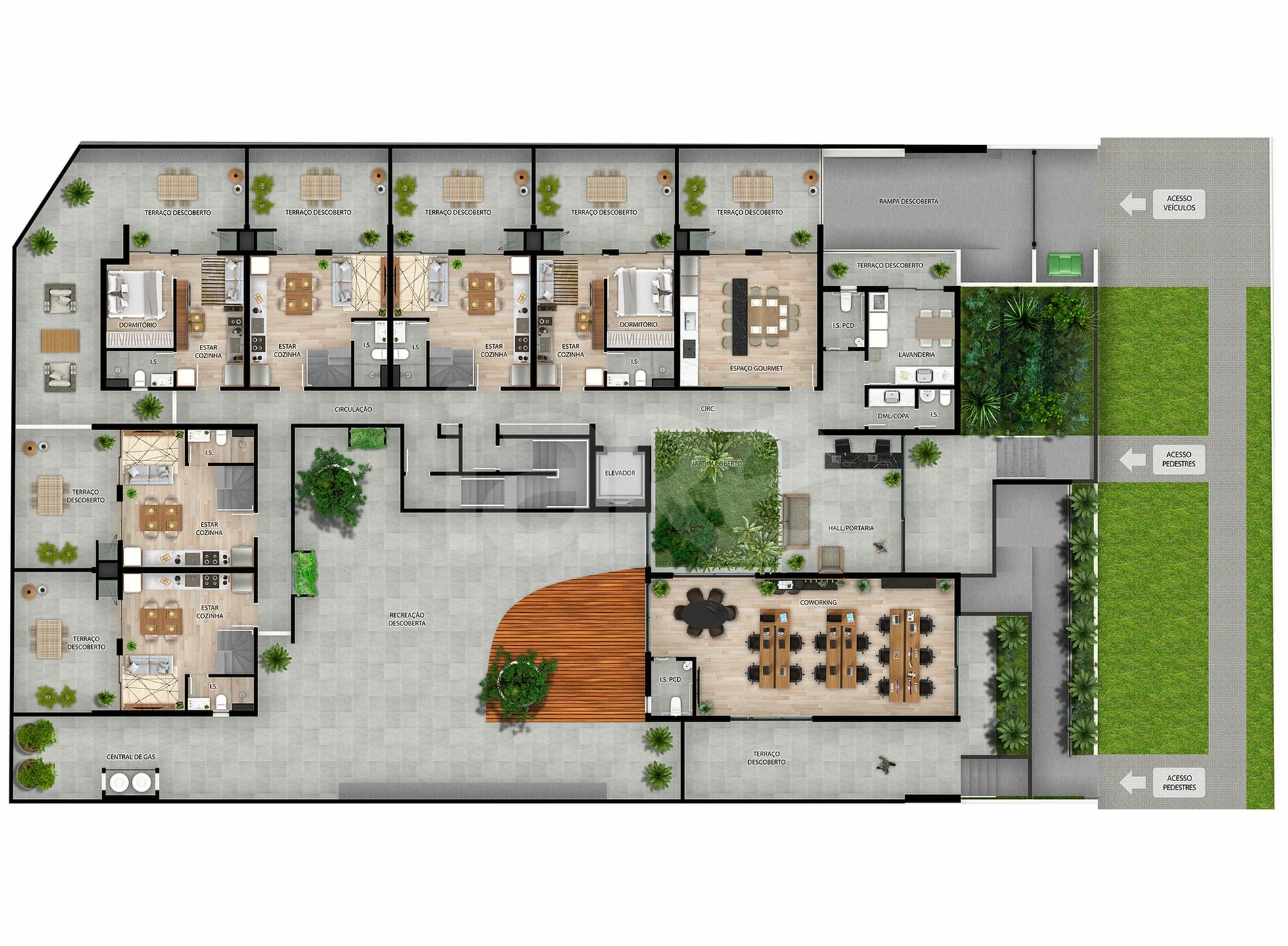 Planta — Pavimento térreo
