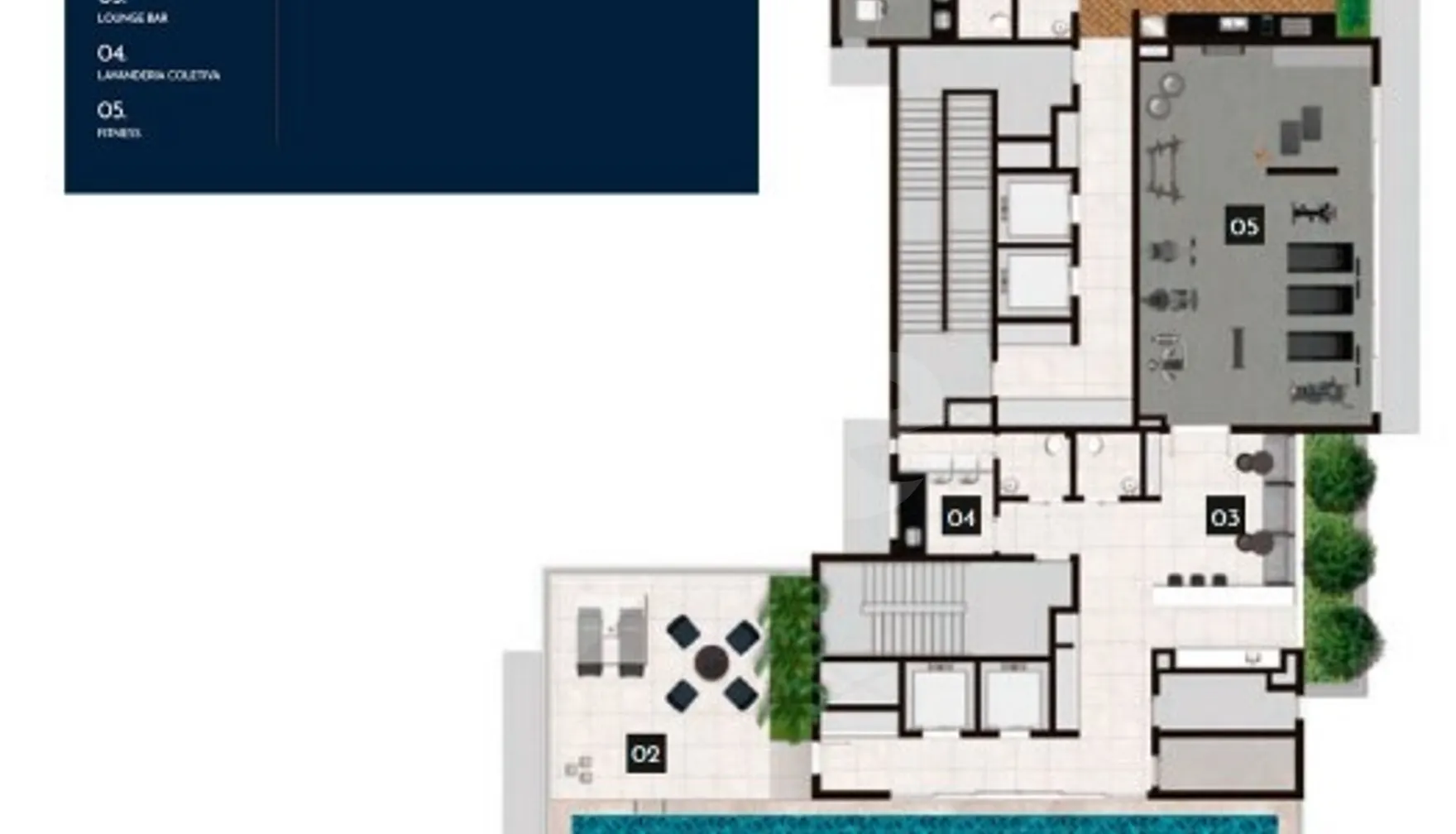 Planta — Implantação cobertura