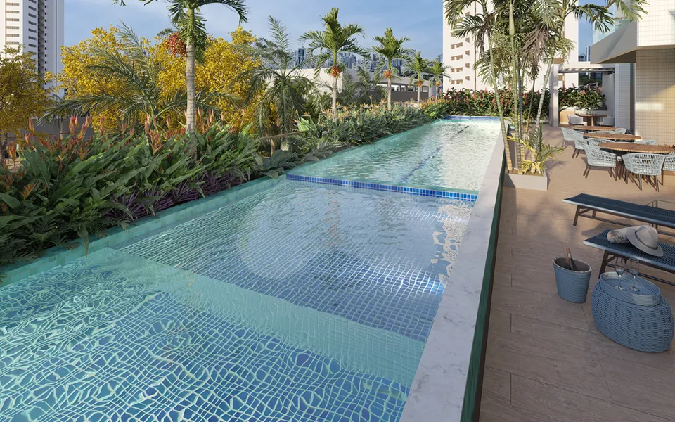 Alameda Rio - Apartamento com 93 m², em Madalena — foto 28