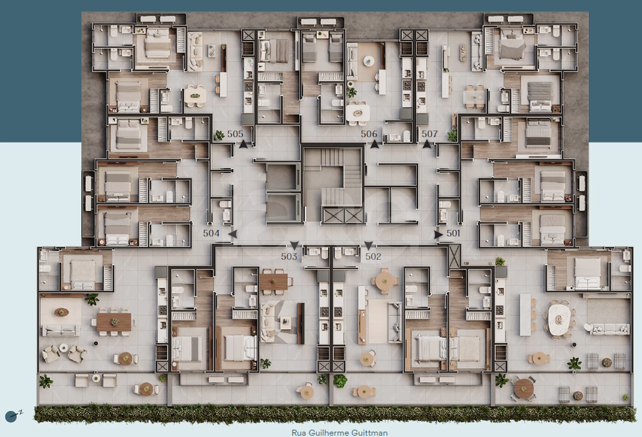 Planta — Pavimento 5