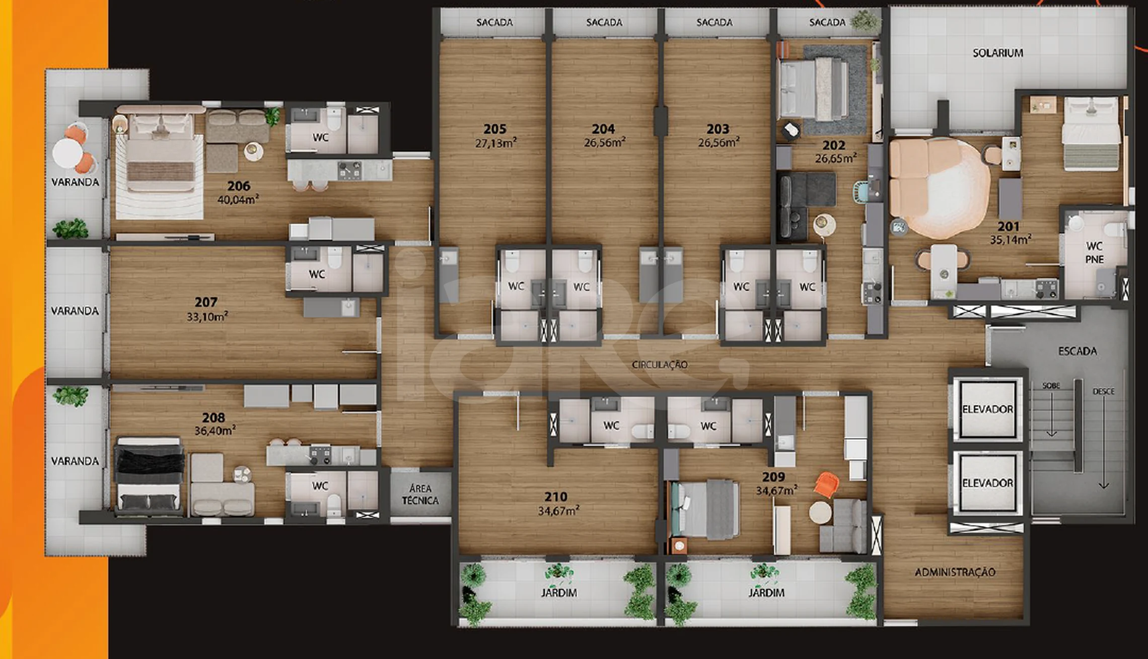 Planta — Pavimento 2