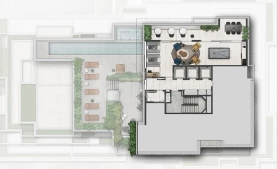 Planta — Pavimento 18