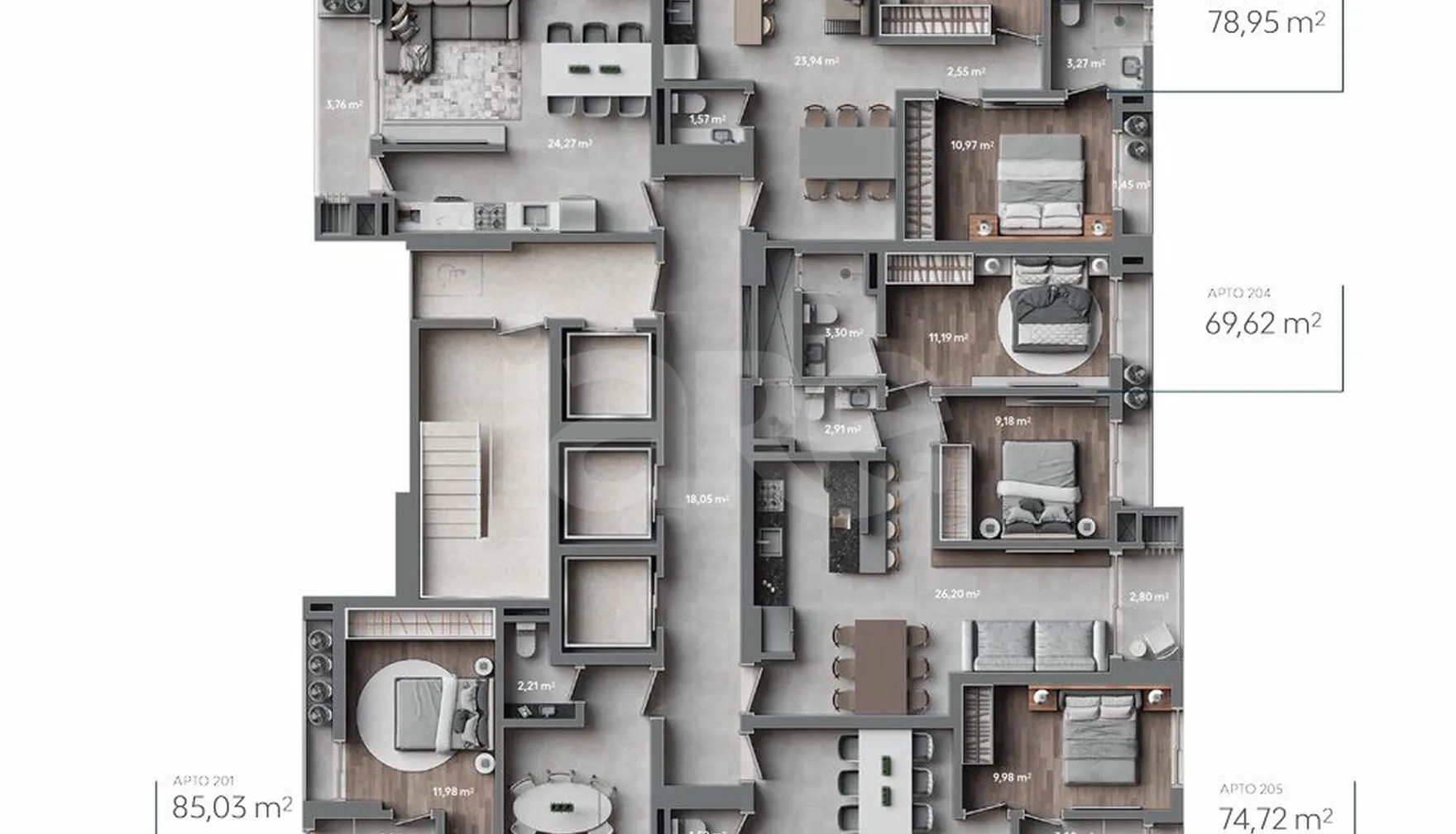 Planta — Pavimento 2